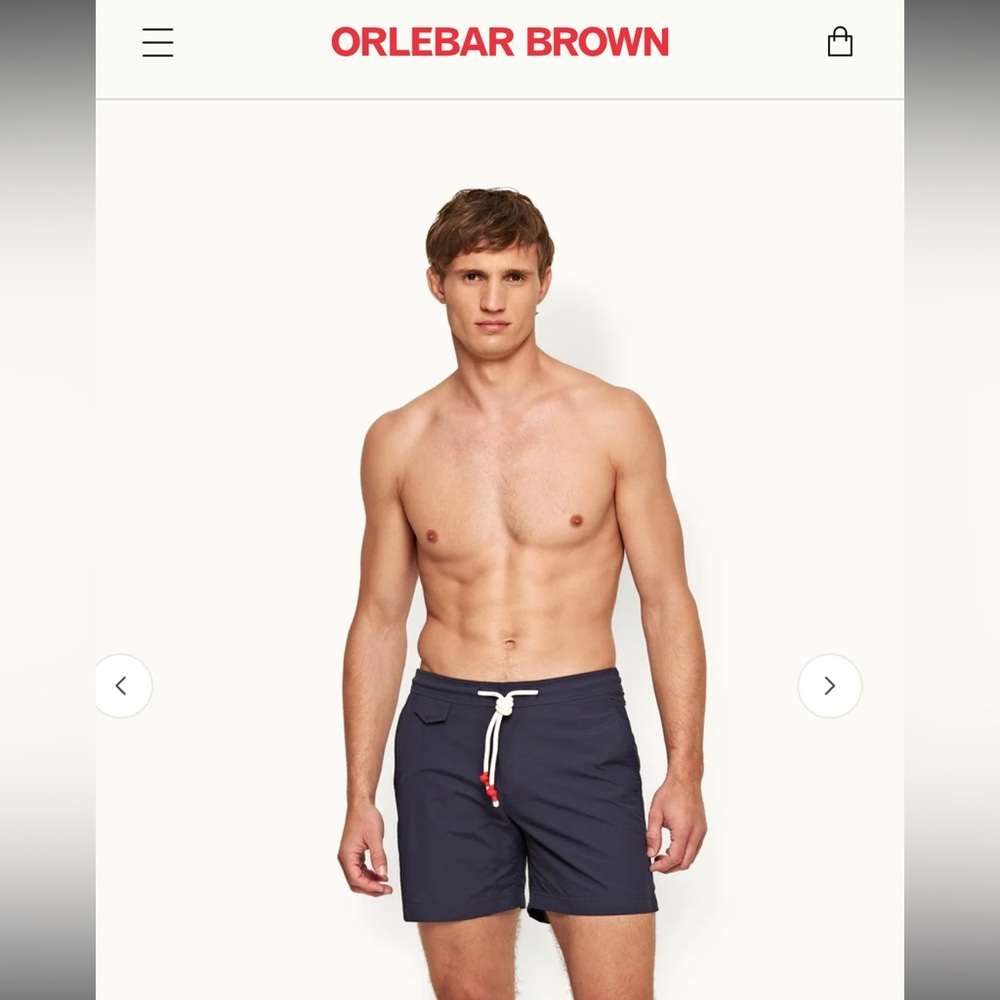 Orlebar Brown Red Standard Swim Shorts
